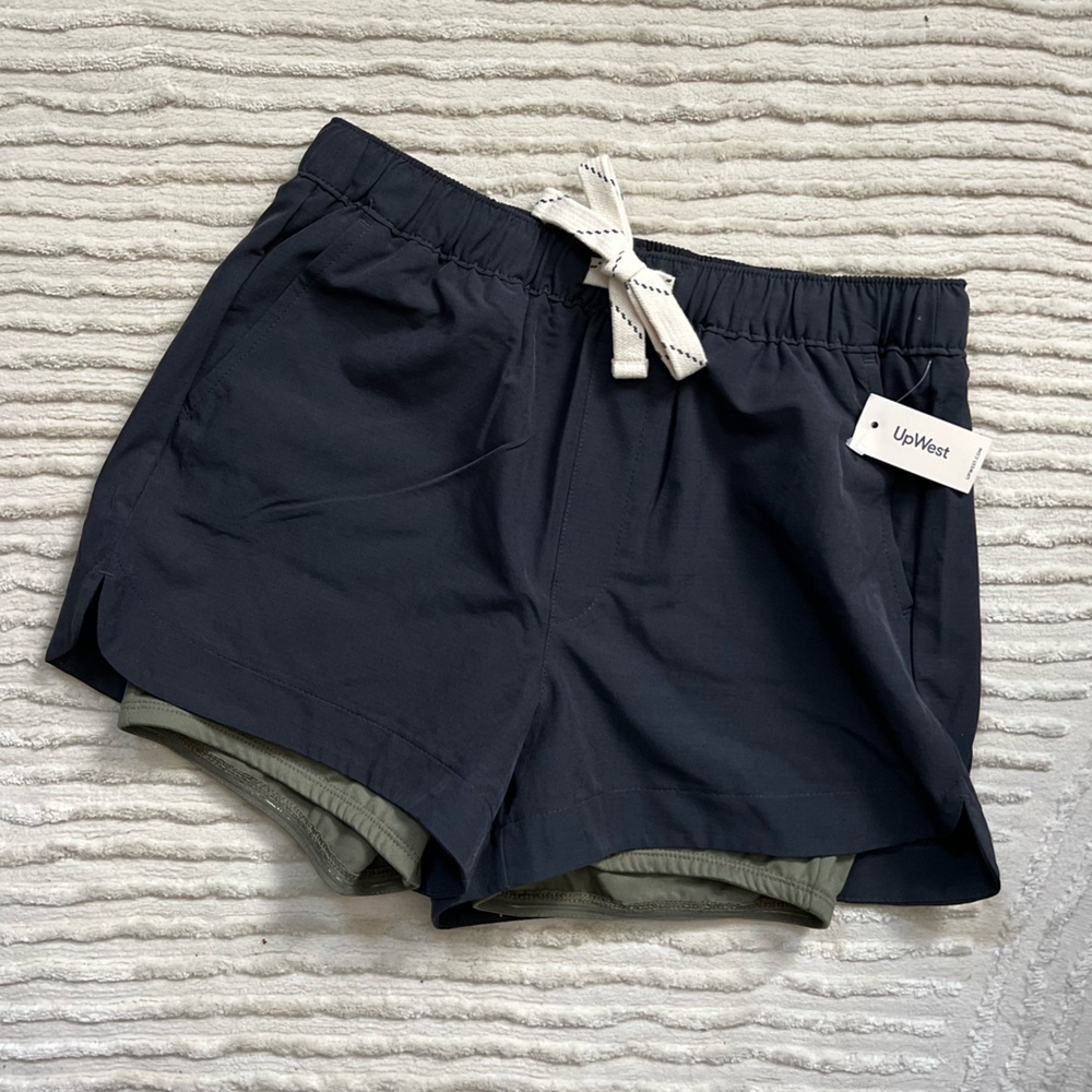 Black athletic shorts